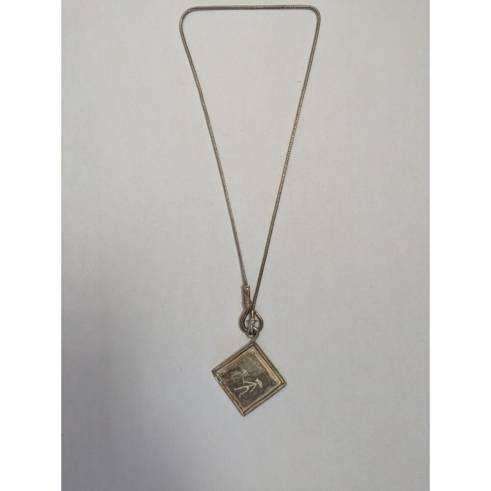 Sterling Silver Signed Sisae Pendant Necklace 925 Silver